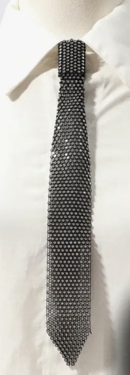 Flexible Rhinestone Tie