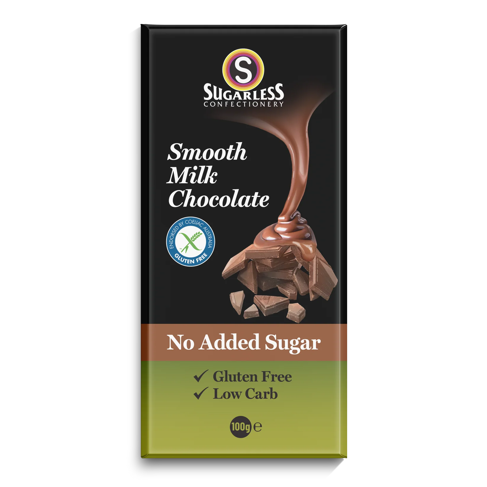 SugarLess Smooth Milk Chocolate - 100g