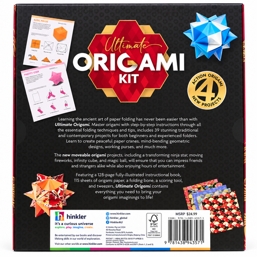 Ultimate Origami Kit back on white