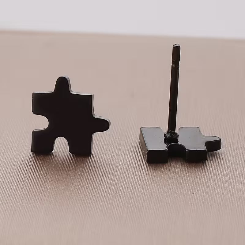 Puzzle Stud Earrings