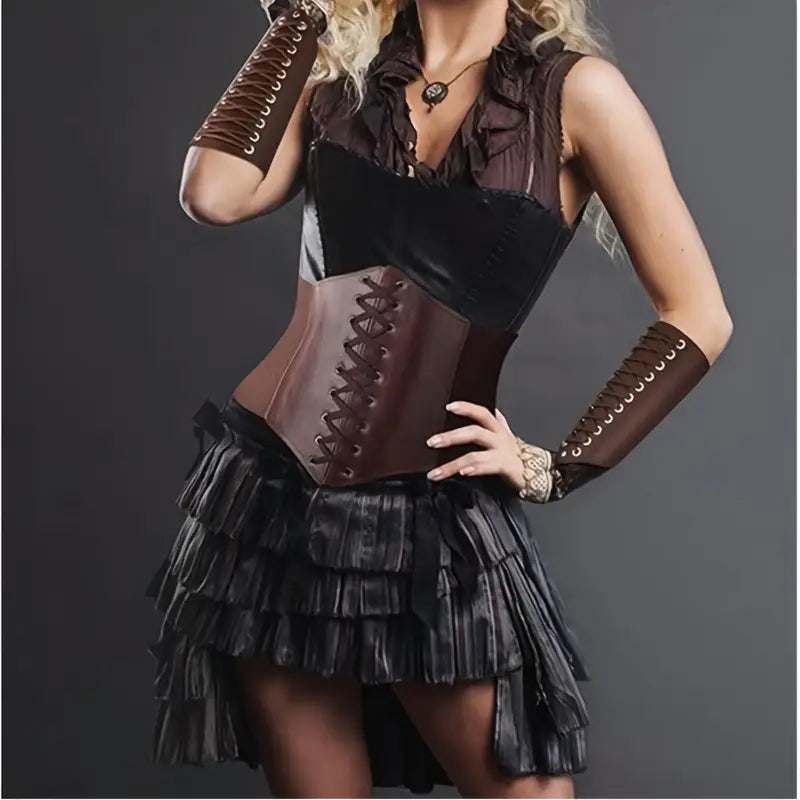 Lace-Up Waist Corset Belt