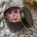 Lavender Crystal Soy Candle