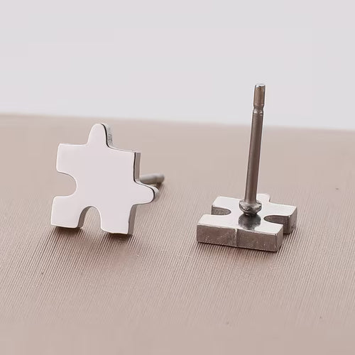 Puzzle Stud Earrings