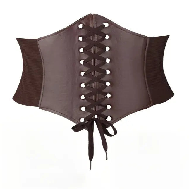 Lace-Up Waist Corset Belt