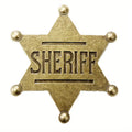 Insigne étoile de shérif rétro – Or