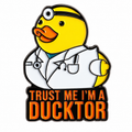 Ducktor enamel metal pin brooch, 2–3 cm