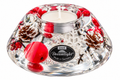 Front view Gilde Dreamlight German glass Christmas tealight holder