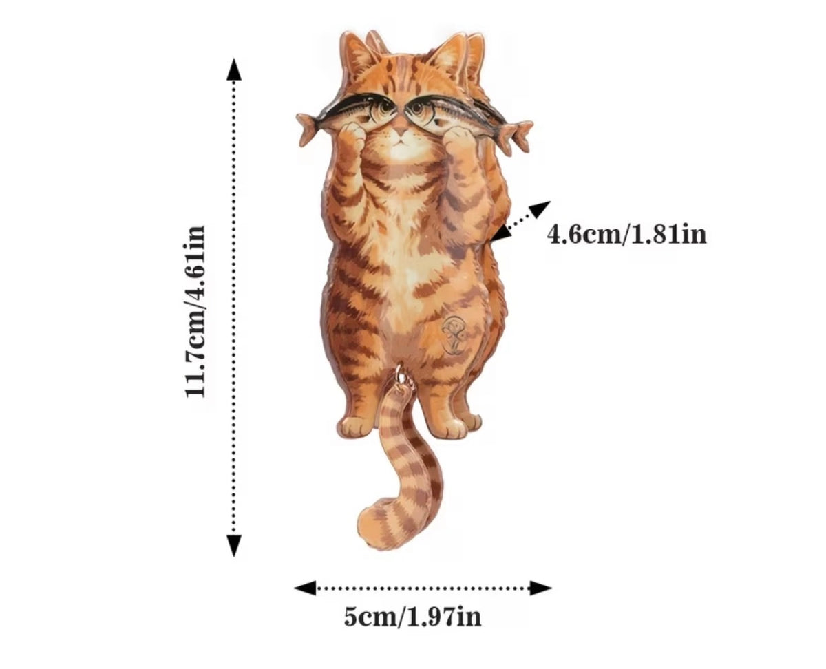 Dimensions of cat claw hair clip