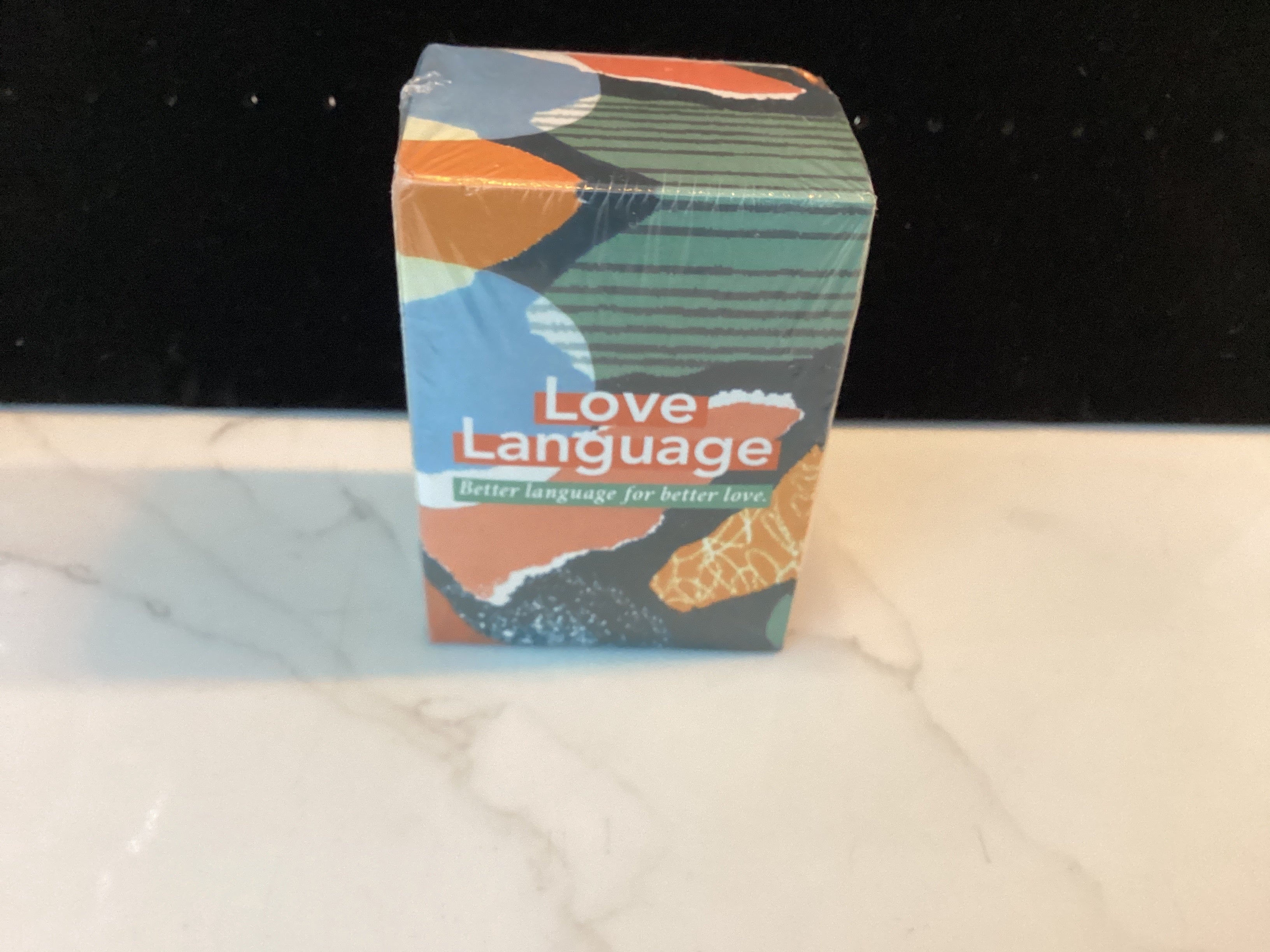 Jeu de cartes sur le langage de l'amour