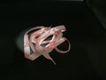Lacets en ruban de satin rose