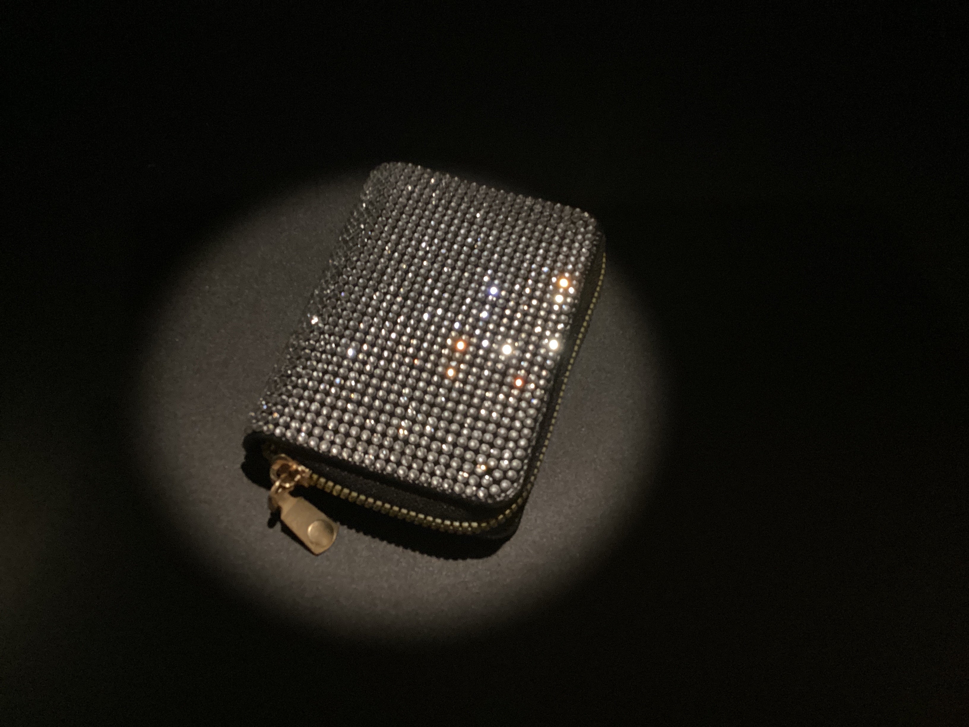 Diamonte card holder wallet