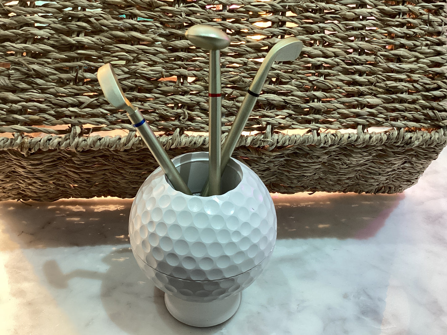 Golf Pen set with Golf ball holder