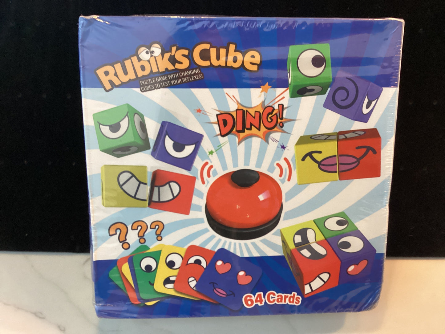 Rubik’s cube emoticon: card game