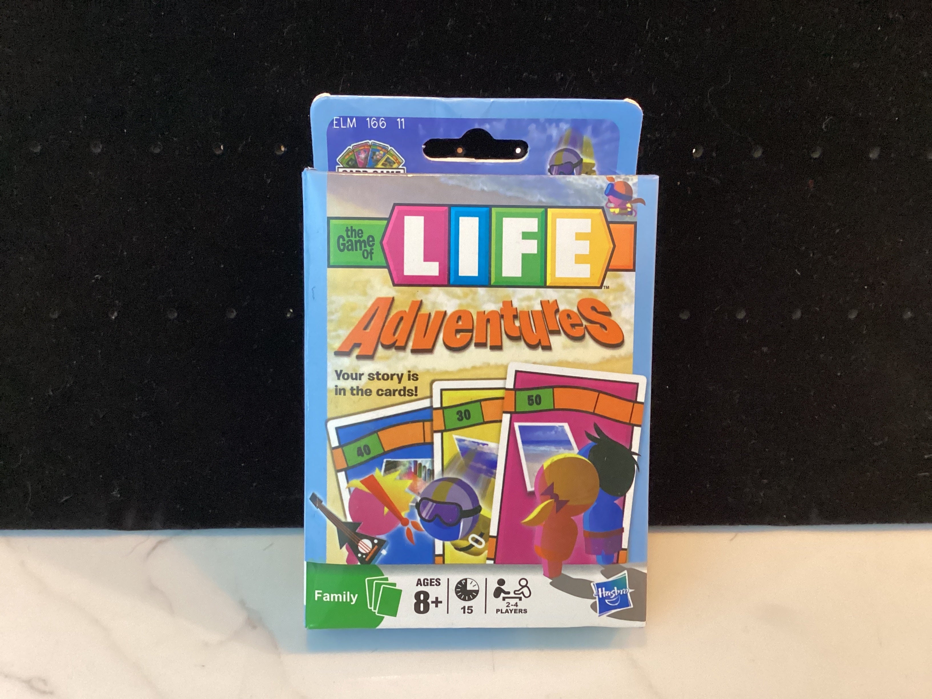 Le jeu des aventures de la vie : jeu de cartes