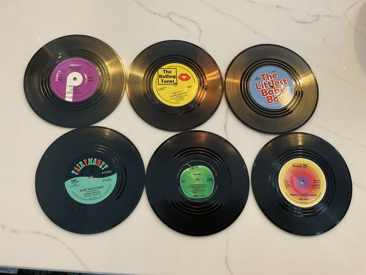 Vinyl Record Coasters Anti Skid