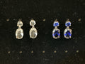 Boucles d'oreilles pendantes en diamant