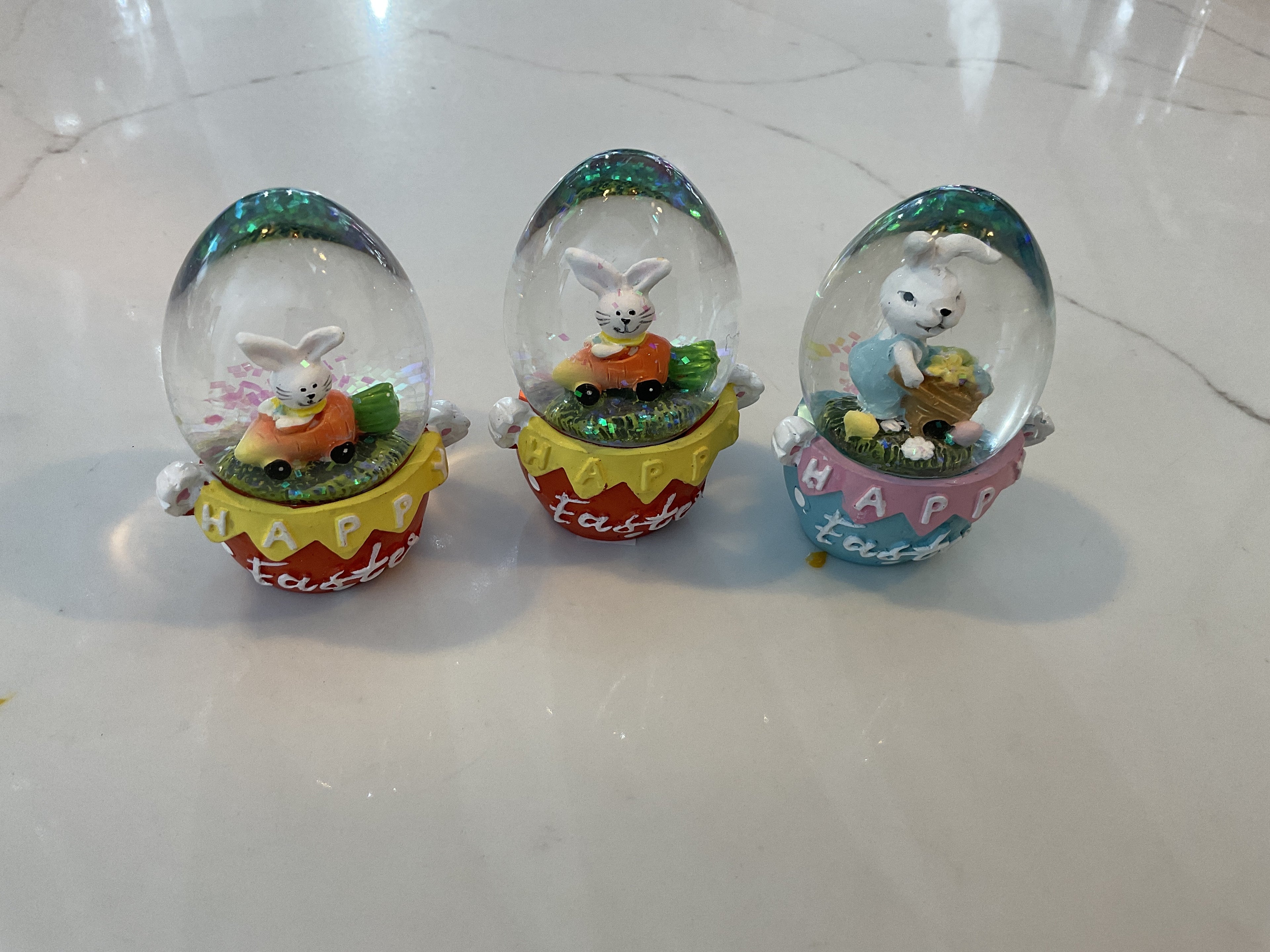 Boule à neige lapin