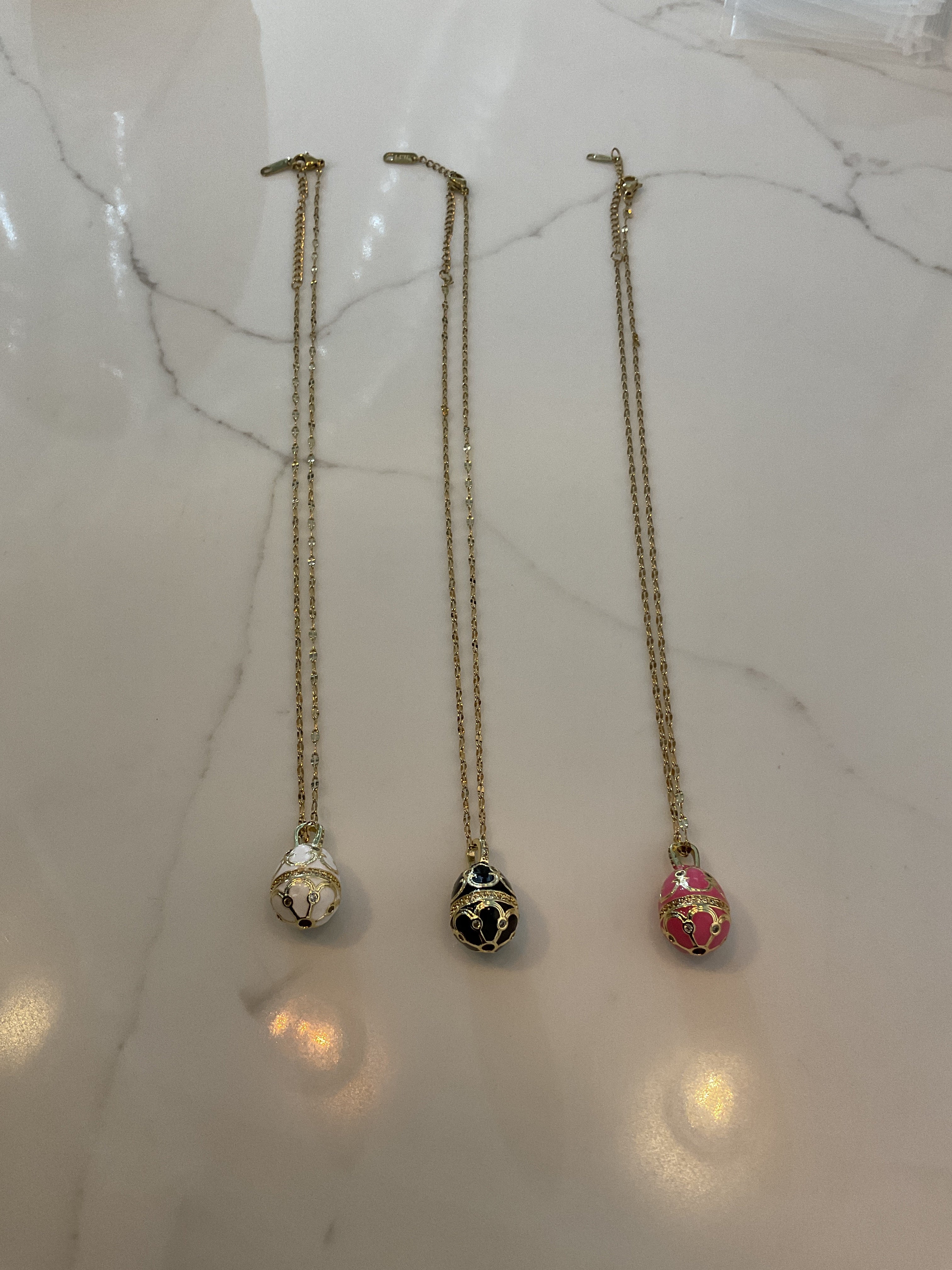 Collier œuf de Pâques