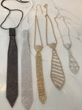 Cravate en or Diamonte - unisexe