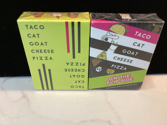 Taco Cat Goat Cheese Pizza: card game