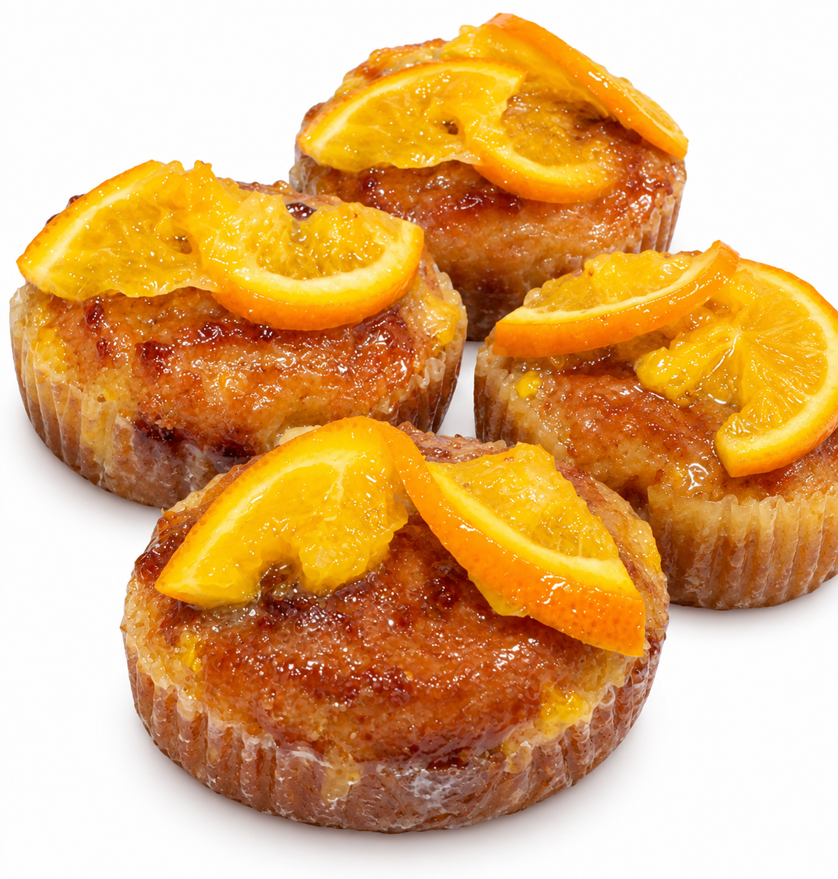 Flourless Orange Almond Friand in Syrup - No Added Sugar, GF, DF