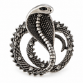 Antique Silver-Tone Cobra Snake Brooch – 5 × 5 cm (Copy)