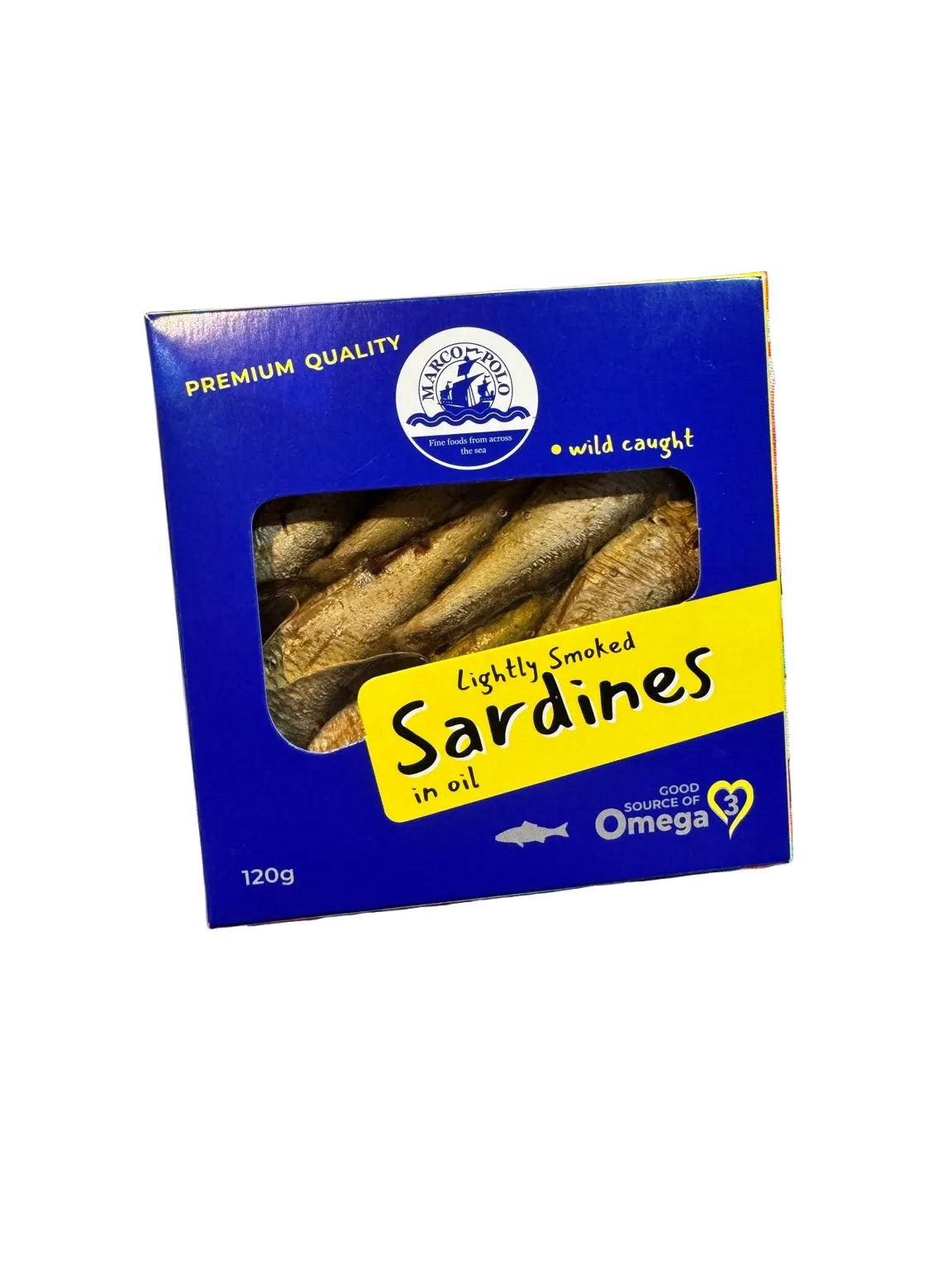 Marco Polo Lightly Smoked Sardines in Oil 120g