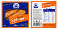 Marco Polo Smoked Salmon in Oil 120g front and back