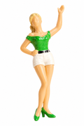 Example only: 4cm miniature person, assorted designs vary