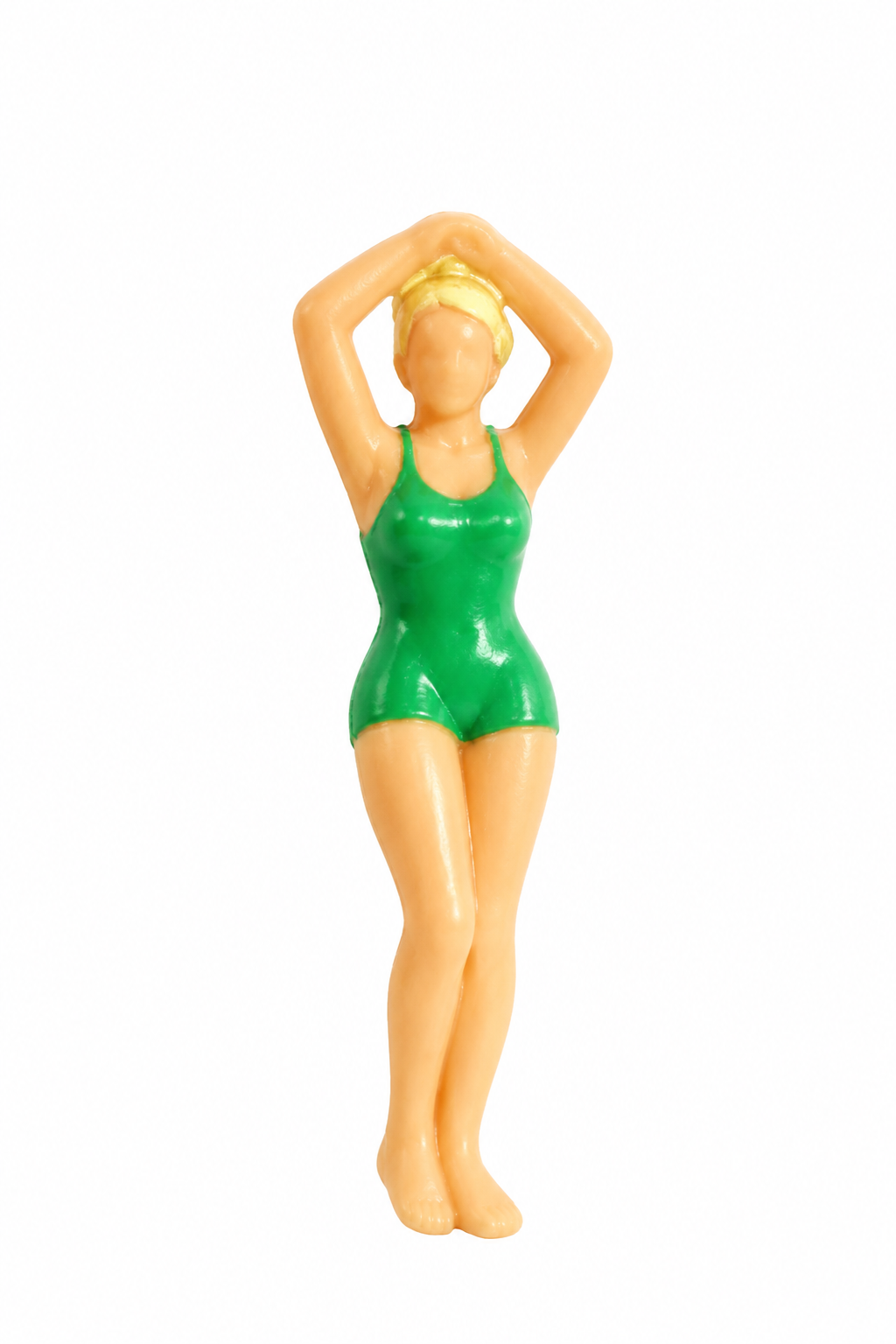Example only of miniature swimmer figurine; designs vary