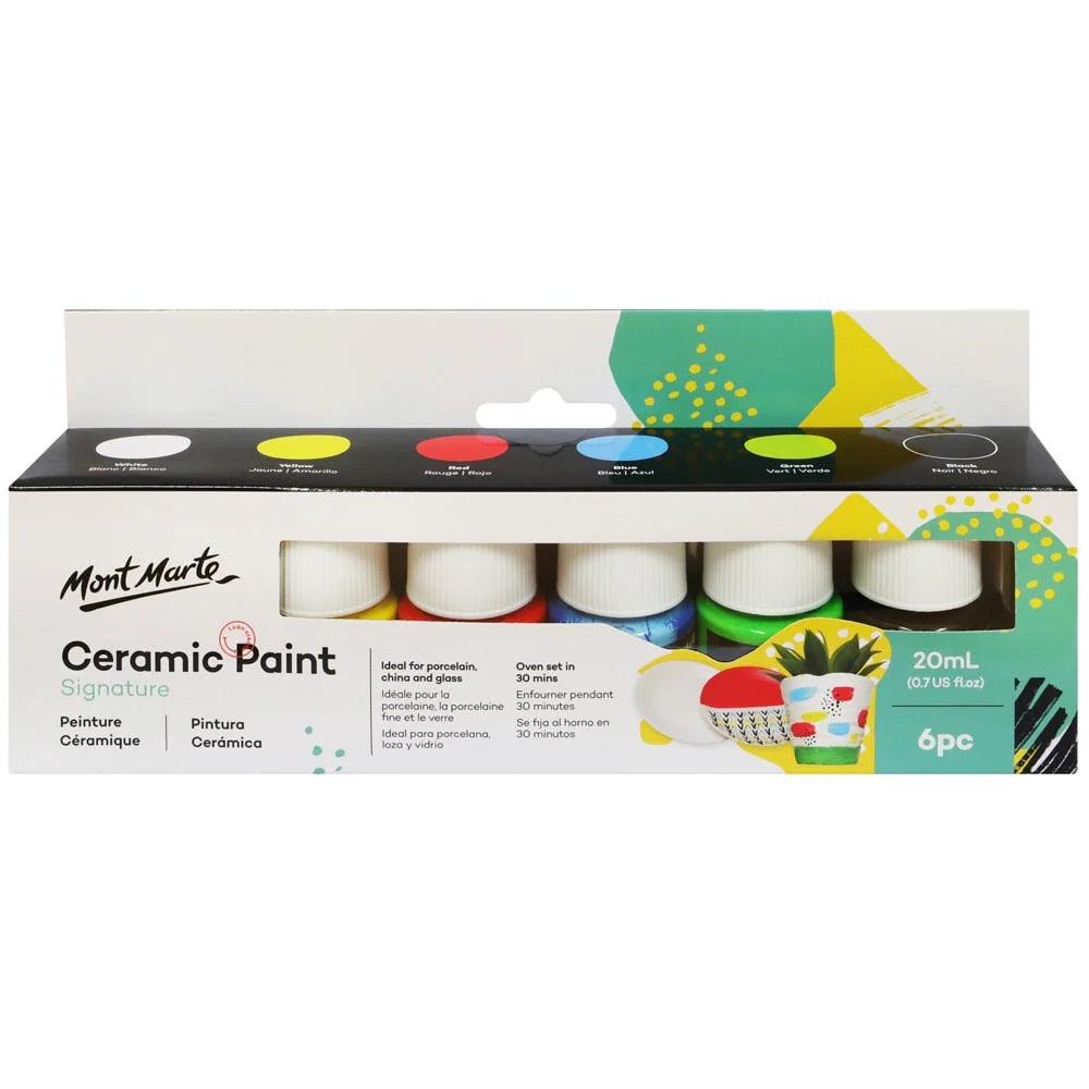 Ceramic Liquid Paint Set (6pc x 20ml)