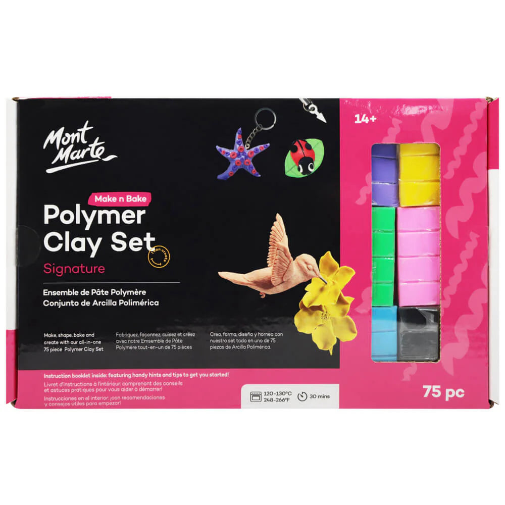 Make n Bake Polymer Clay Mega Set (75pc)