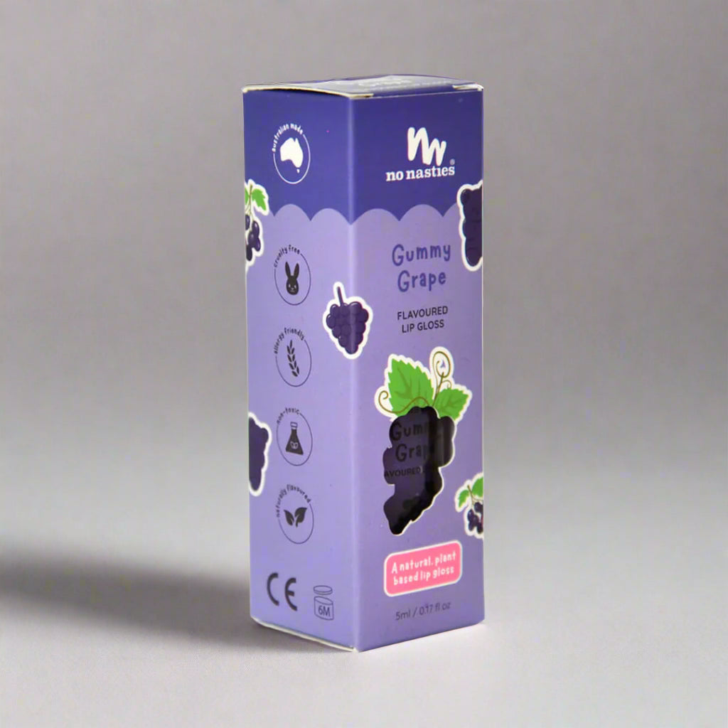 Natural Lip Gloss – Gummy Grape