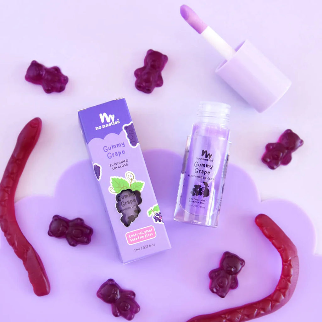 Natural Lip Gloss – Gummy Grape