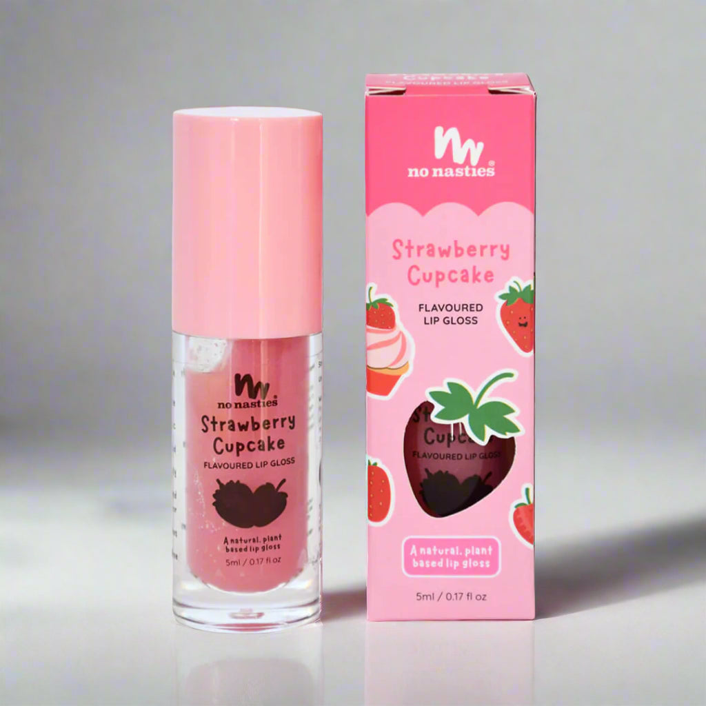 Natural Lip Gloss - Strawberry Cupcake