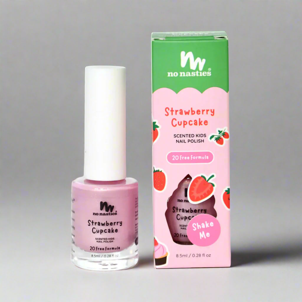 Natural Scented Nail Polish – Strawberry Cupcake