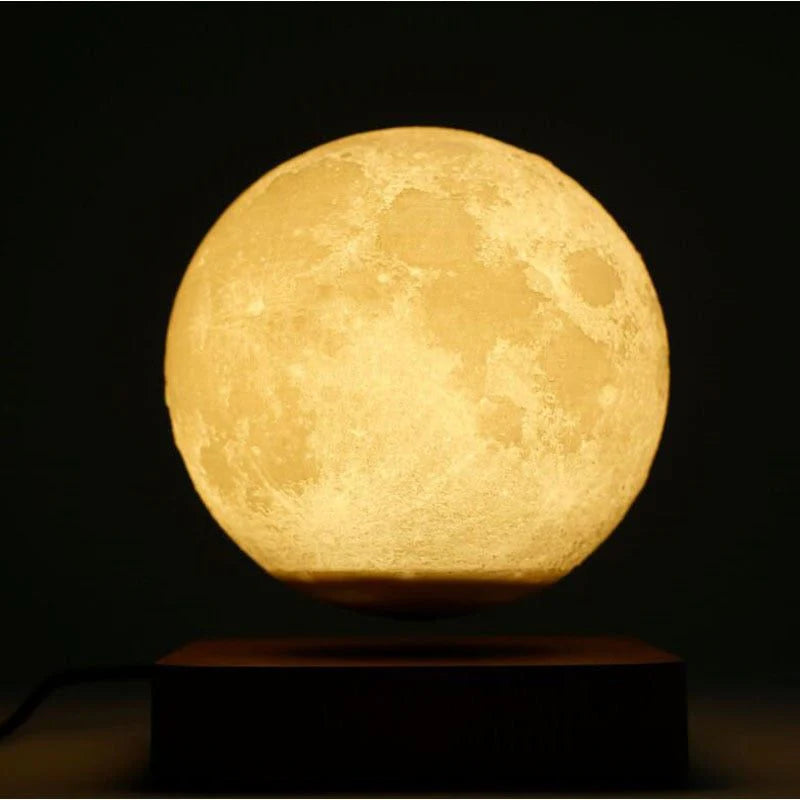 Levitating Rotating Moon Lamp