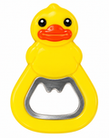 Yellow duck fridge magnet bottle opener 5 cm x 7 cm