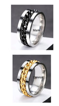 Rotating Chain fidget rings