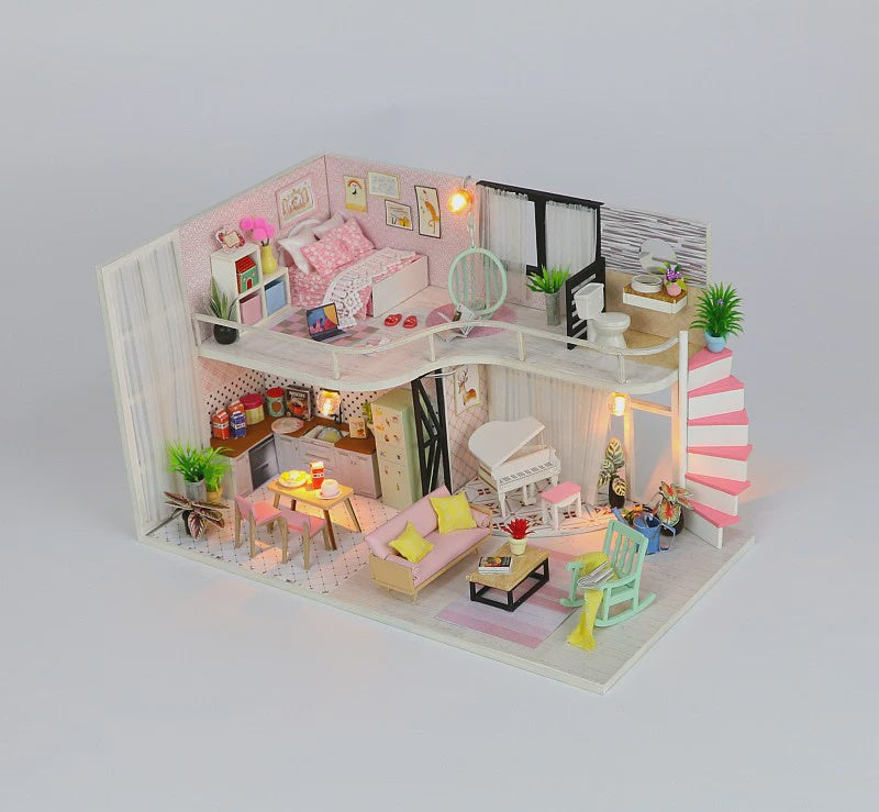 Le diorama de la mélodie rose d'Anna