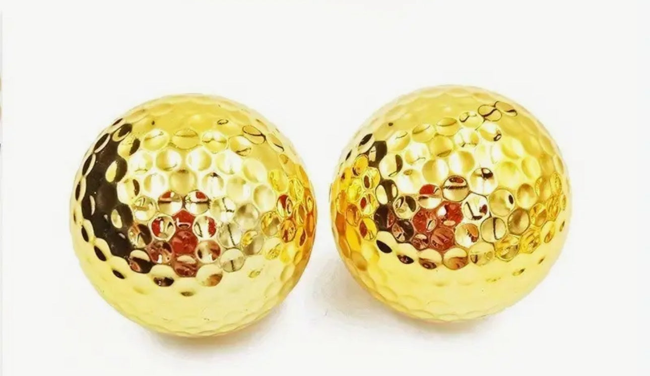 Gold Golf ball