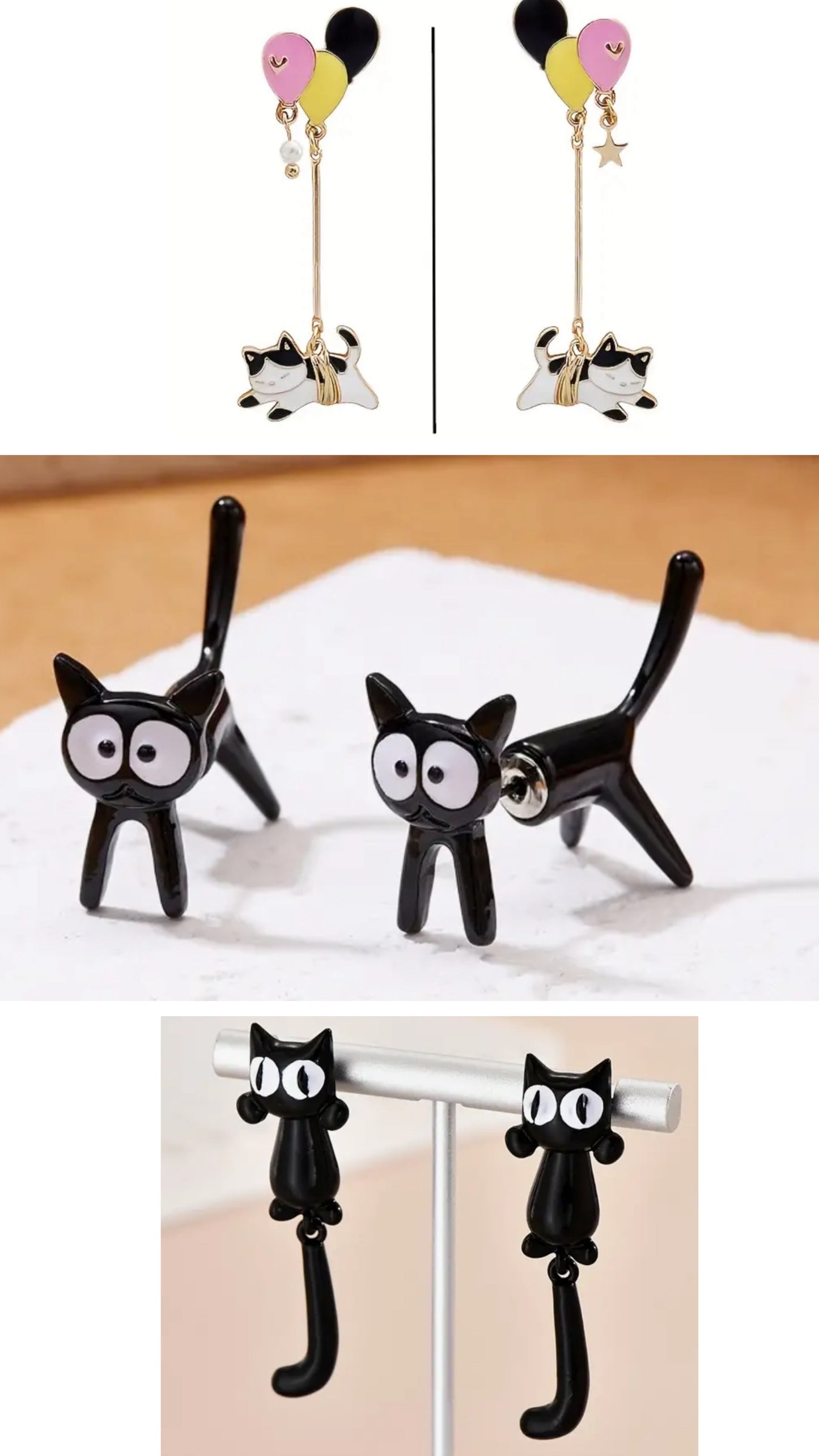 Cat earrings