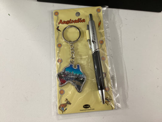 Australian Pen & Keyring Set