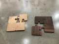 Wooden Puzzle Coaster set of 4