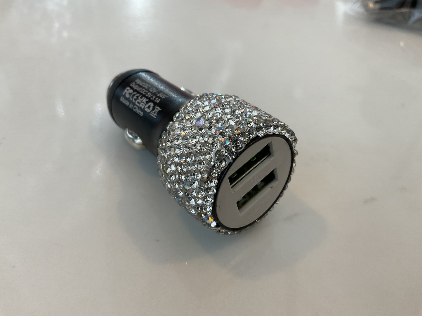 Diamonte Dual USB Car Charger